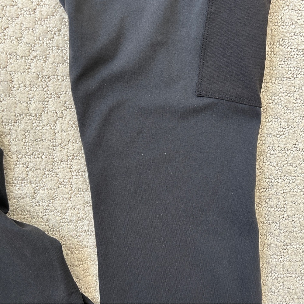 Athleta Leggings 12 Headlands Hybrid Cargo Pockets Tights Hiking Outdoors Black - Picture 14 of 14